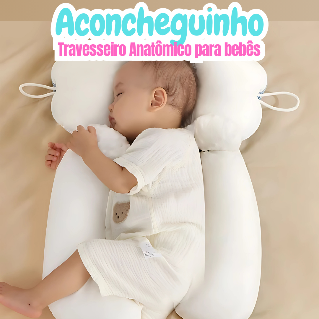 Almofada de Apoio Infantil TocaKids Aconcheguinho - Macia e Ergonômica