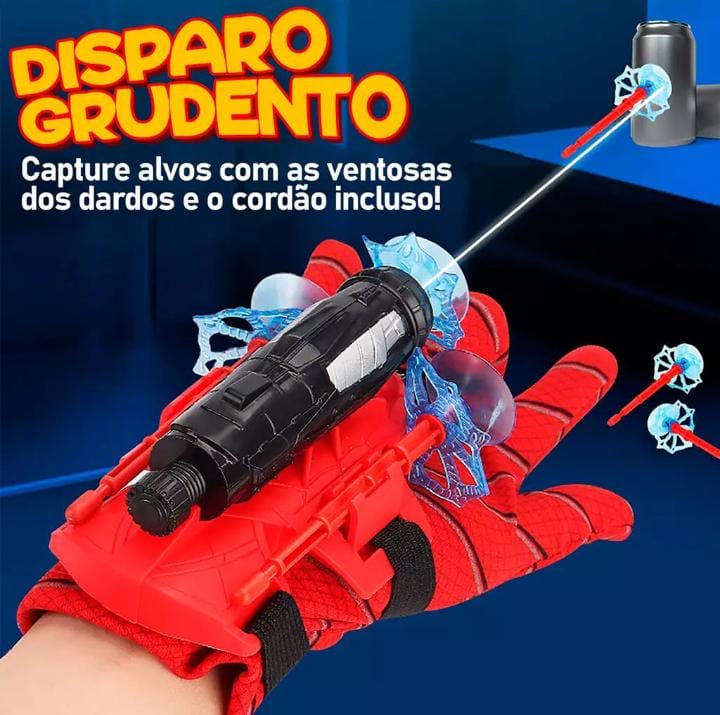 Luva Lança-Teia Infantil – Brinquedo do Homem-Aranha