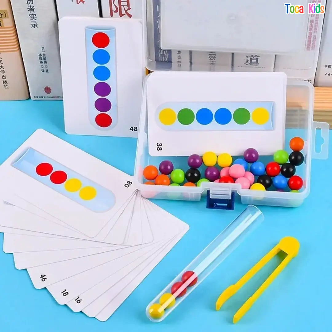 Kit Brinquedo Montessori – Concentração, Lógica e Treino Motor | Toca Kids