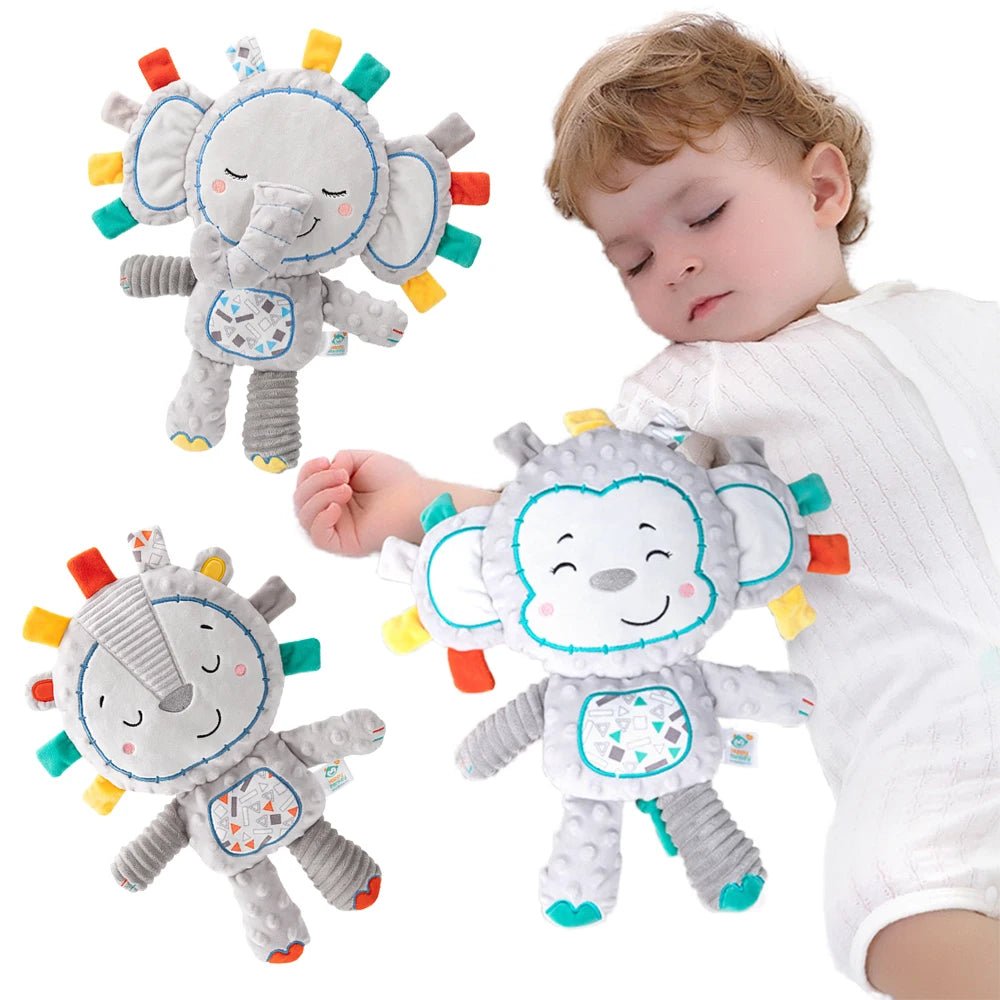 Naninha de Pelúcia Lovey para Bebê - Objeto de Apego e Transição