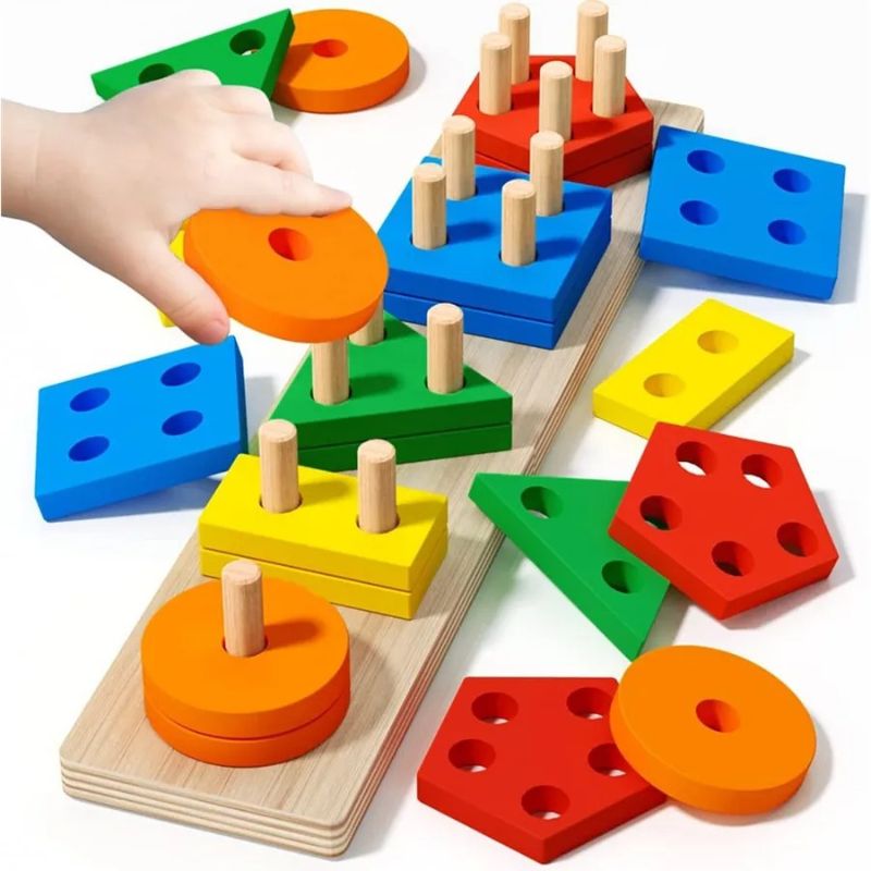 Quebra-cabeça Educativo Formas Geométricas | Aprendizado Infantil – Toca Kids