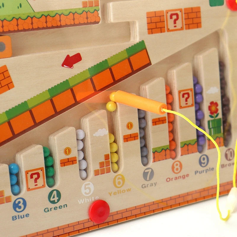 Labirinto Magnético Montessori | Raciocínio & Coordenação – Toca Kids